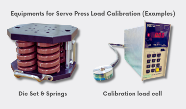 Example equipment used for servo press load calibration service